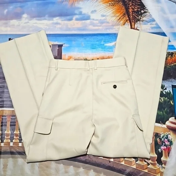 Stella McCartney Yellow Cargo Trousers Pants Size 4 - Picture 8 of 9